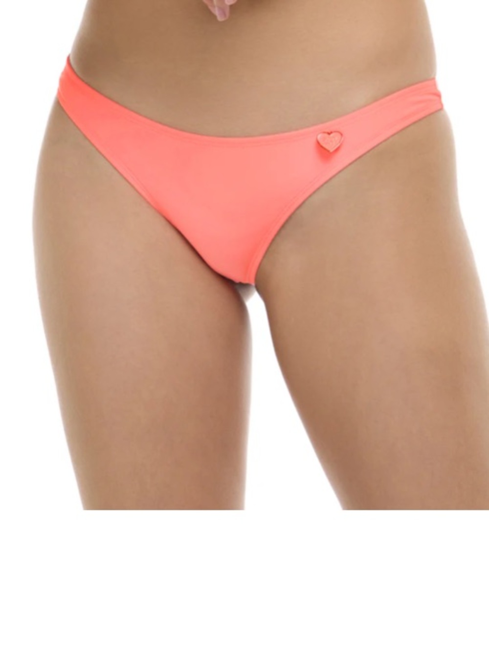 BODY GLOVE SMOOTHIES THONG SWIM BOTTOM - CORAL, Size XS, NWT